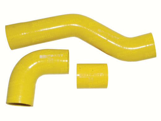 Silicone Intercooler Hose Kit - Yellow - Britpart DA3176